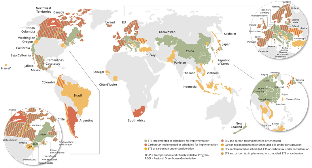 2021年全球碳定價(jià)現(xiàn)狀和趨勢(shì)執(zhí)行摘要 2021年全球碳定價(jià)現(xiàn)狀和趨勢(shì)執(zhí)行摘要